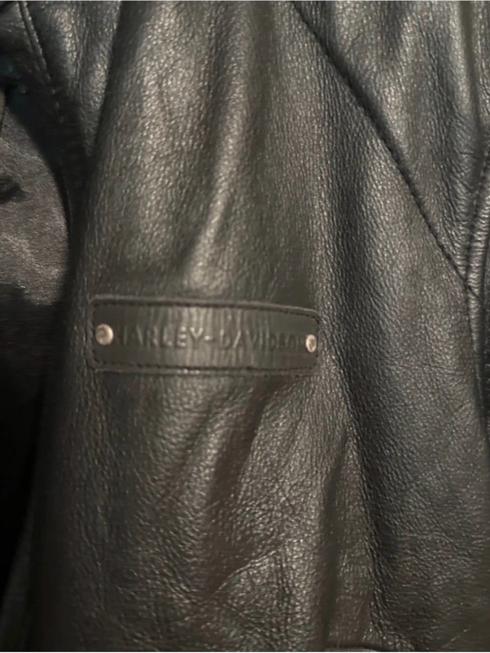 Harley-Davidson Black Women’s Leather Biker Jacket - Picture 11 of 11